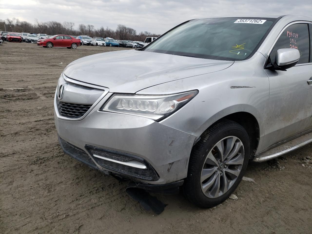 Photo 9 from auction – 2014 ACURA MDX TECHNO with VIN 5FRYD4H44EB011404