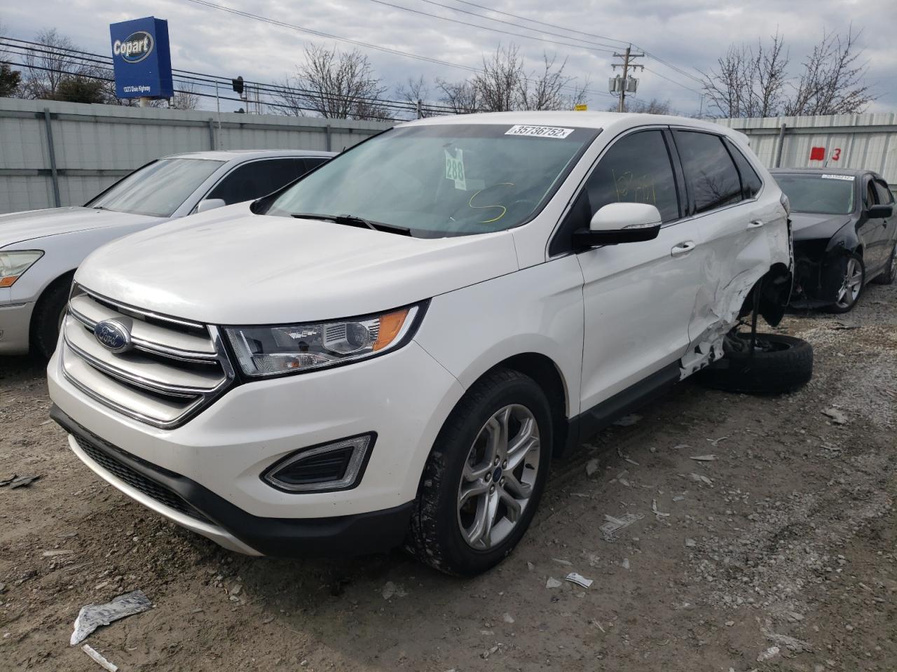 Photo 2 from auction – 2017 FORD EDGE TITAN with VIN 2FMPK3K95HBB19657