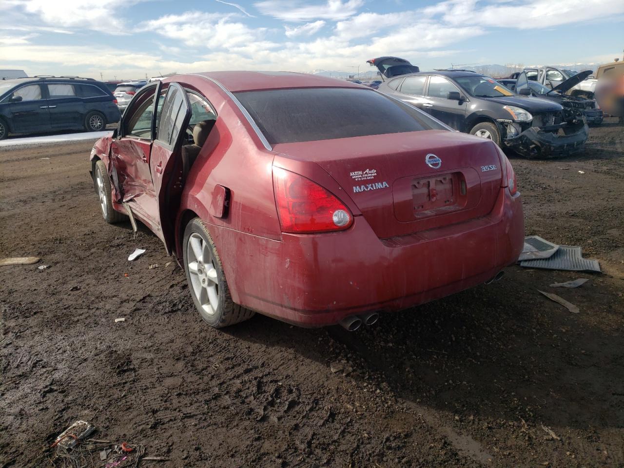 Photo 3 from auction – 2005 NISSAN MAXIMA SE with VIN 1N4BA41E95C827241