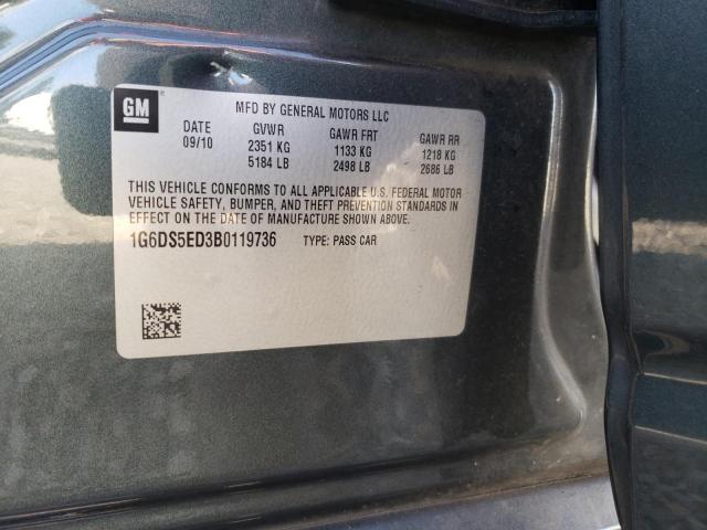Photo 10 from auction – 2011 CADILLAC CTS PREMIU with VIN 1G6DS5ED3B0119736