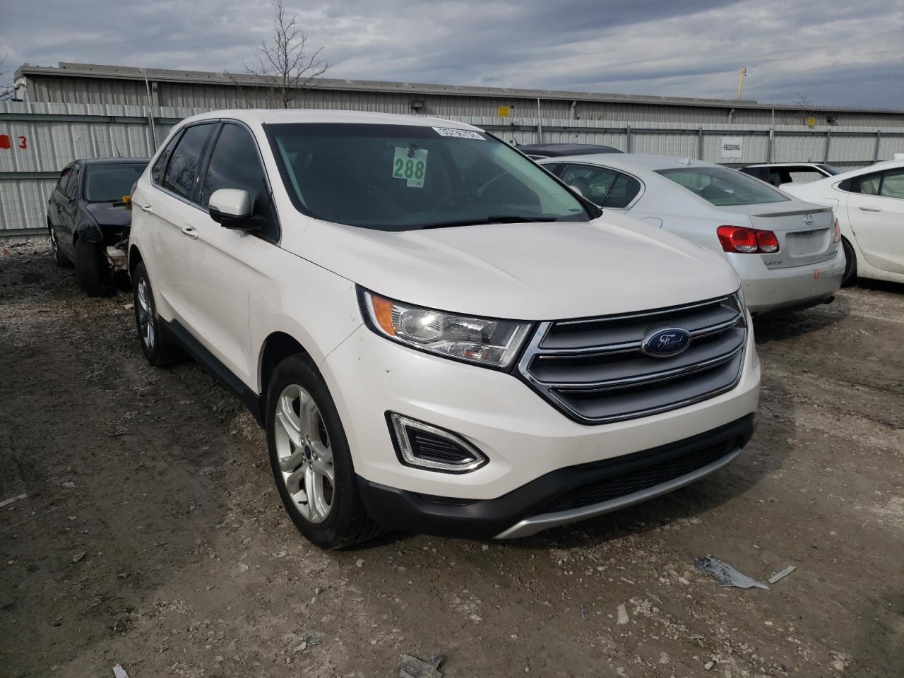 FORD EDGE TITAN 2017 with VIN 2FMPK3K95HBB19657 - Photo from auction