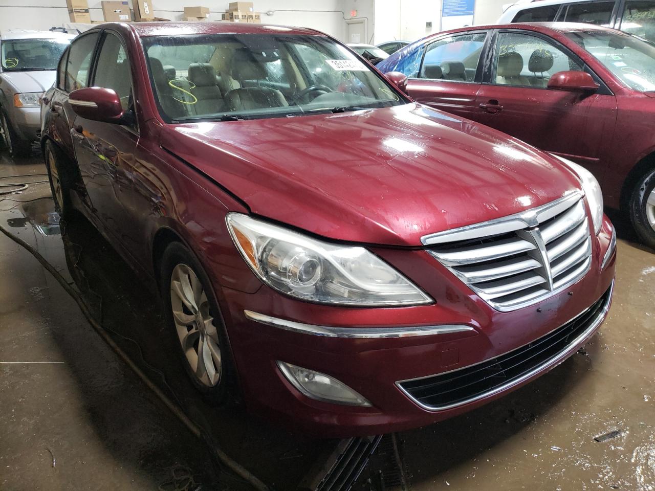 HYUNDAI GENESIS 3. 2012 with VIN KMHGC4DD6CU189188 - Photo from auction