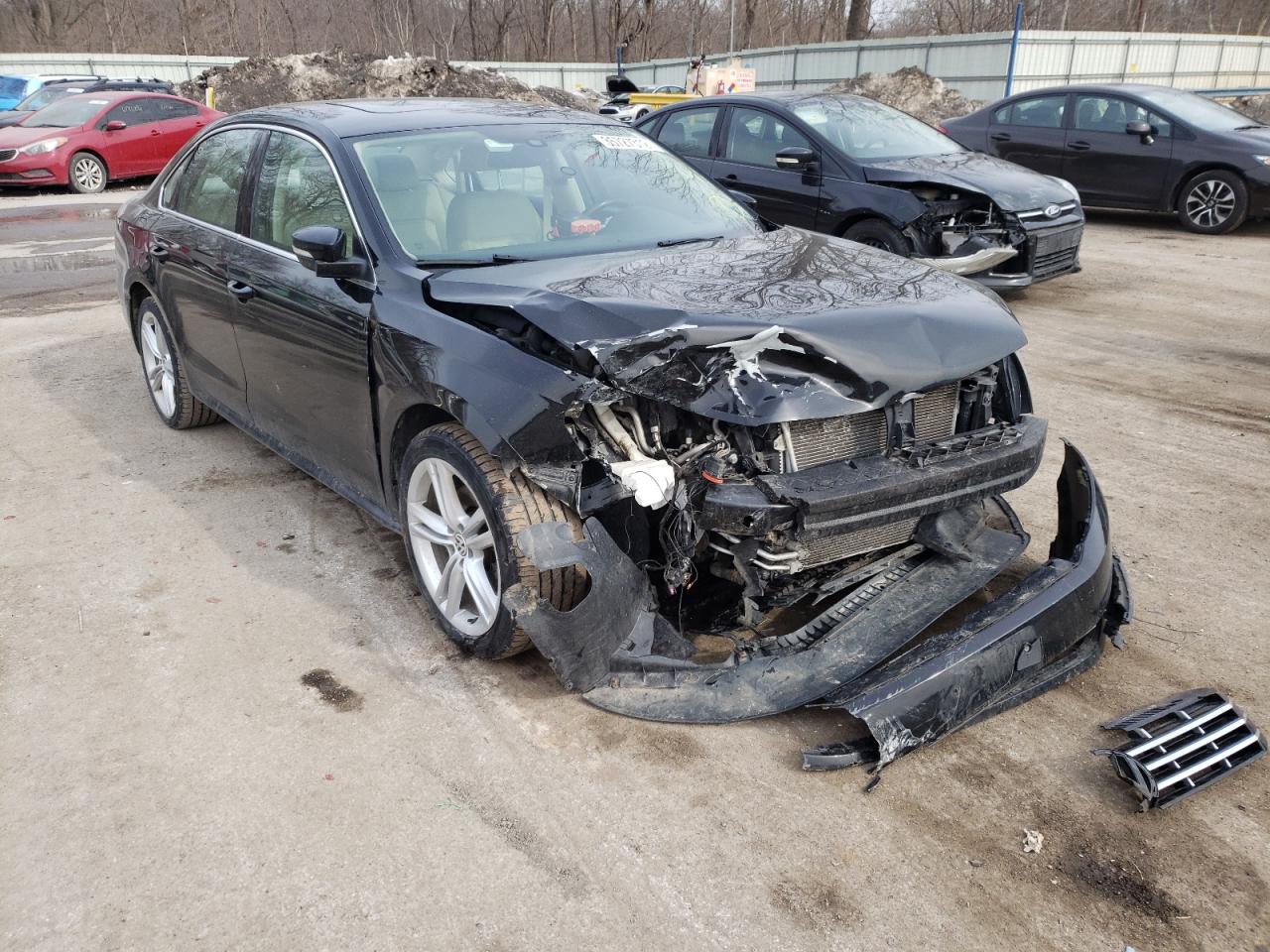 VOLKSWAGEN PASSAT SE 2014 with VIN 1VWBN7A32EC091805 - Photo from auction