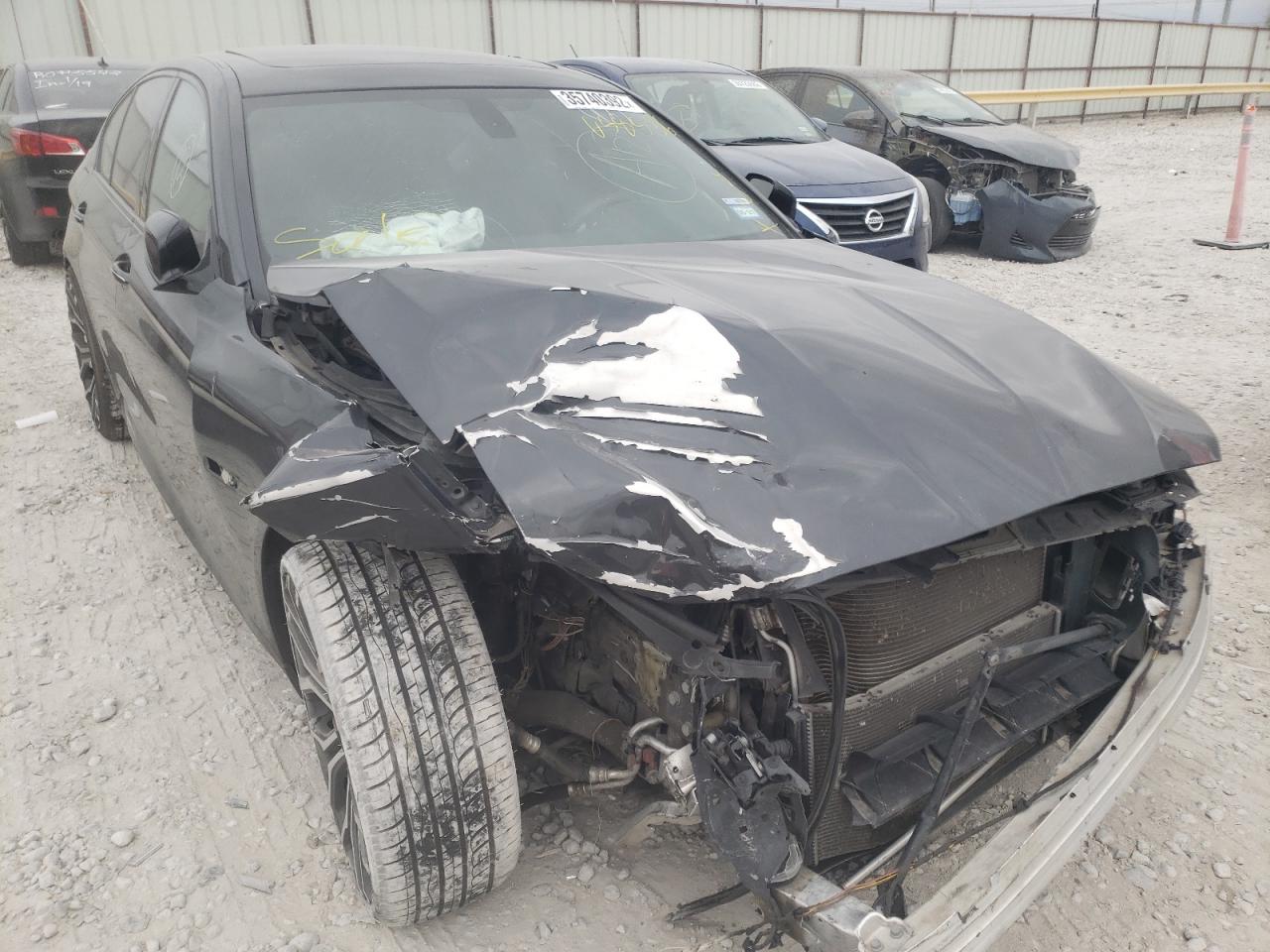 BMW 550 I 2012 with VIN WBAFR9C54CDV58536 - Photo from auction