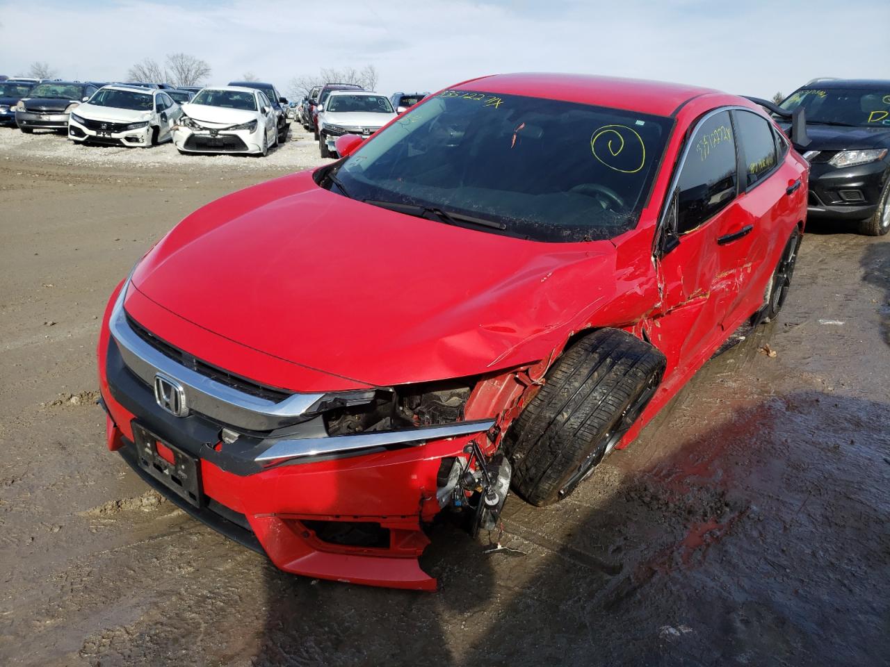 Photo 2 from auction – 2016 HONDA CIVIC LX with VIN 2HGFC2F59GH575172