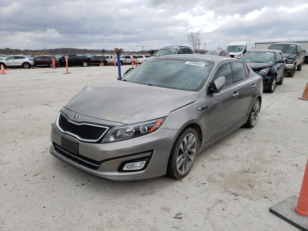 Photo 2 from auction – 2014 KIA OPTIMA SX with VIN 5XXGR4A64EG321818
