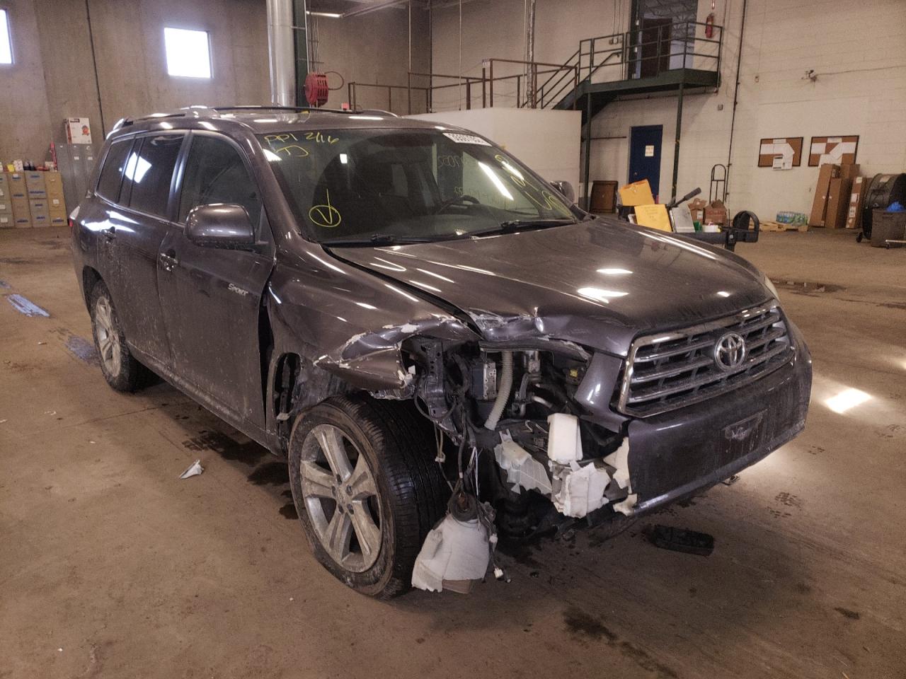 TOYOTA HIGHLANDER 2009 with VIN JTEES43A592120059 - Photo from auction