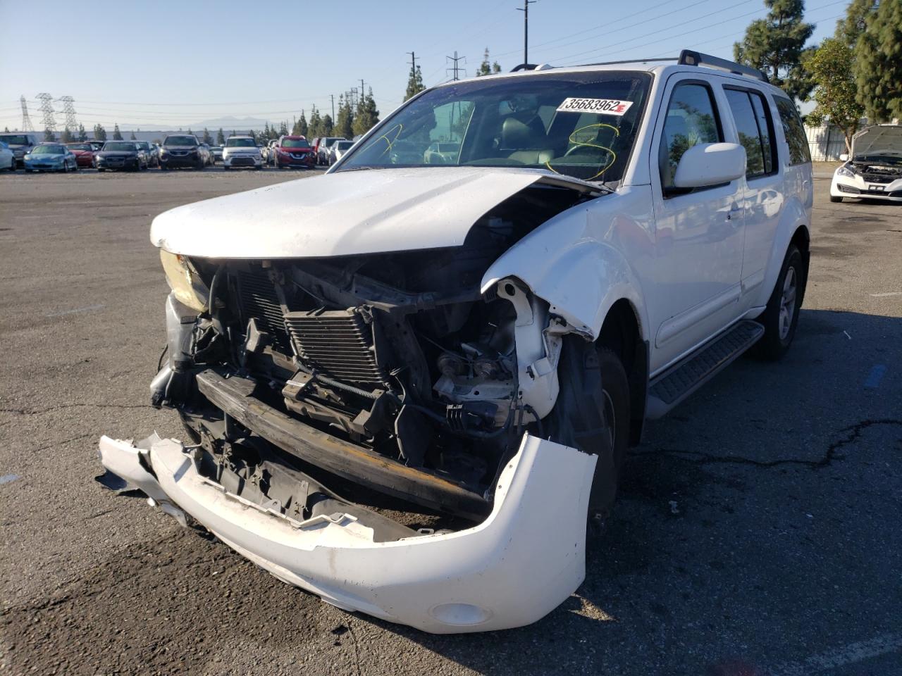 Photo 2 from auction – 2008 NISSAN PATHFINDER with VIN 5N1AR18U48C649023