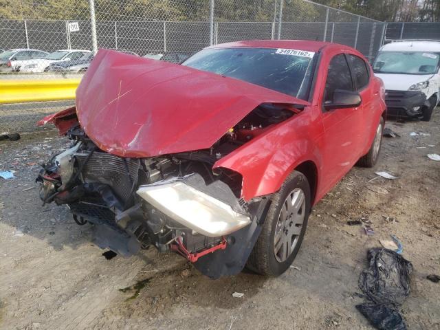 Photo 2 from auction – 2012 DODGE AVENGER SE with VIN 1C3CDZAB3CN238233