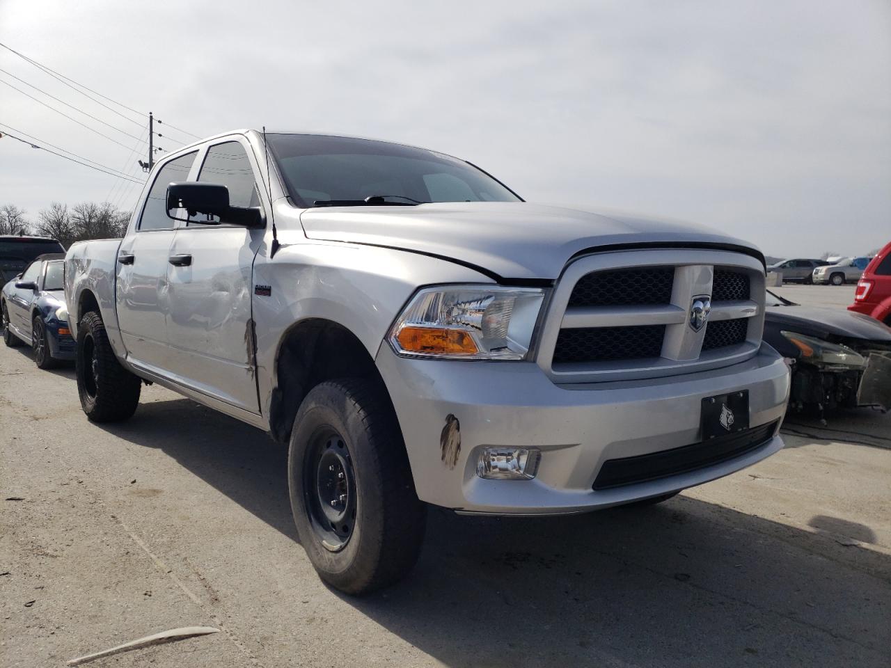 DODGE RAM 1500 S 2012 with VIN 1C6RD7KT7CS260925 - Photo from auction