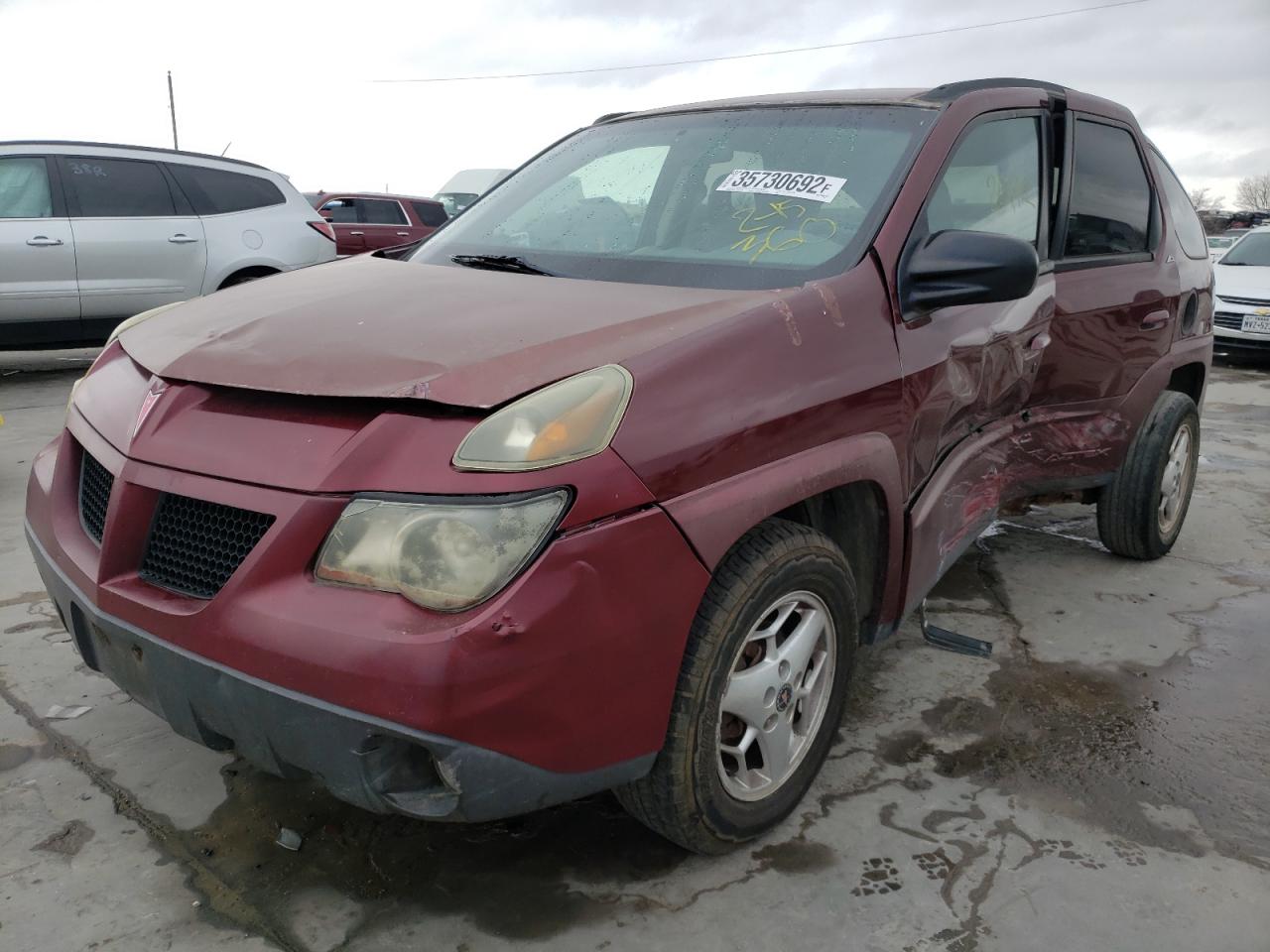 Photo 2 from auction – 2003 PONTIAC AZTEK with VIN 3G7DA03E63S520205