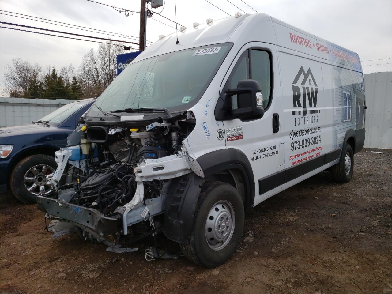Photo 2 from auction – 2021 RAM PROMASTER with VIN 3C6MRVJG7ME532995