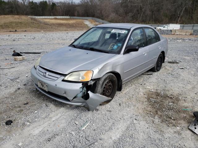 Photo 2 from auction – 2002 HONDA CIVIC LX with VIN 1HGES16532L008539