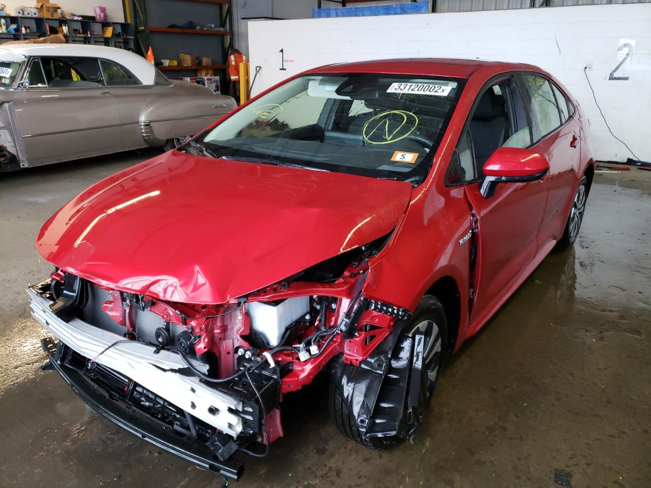 Photo 2 from auction – 2021 TOYOTA COROLLA LE with VIN JTDEAMDE7MJ014932
