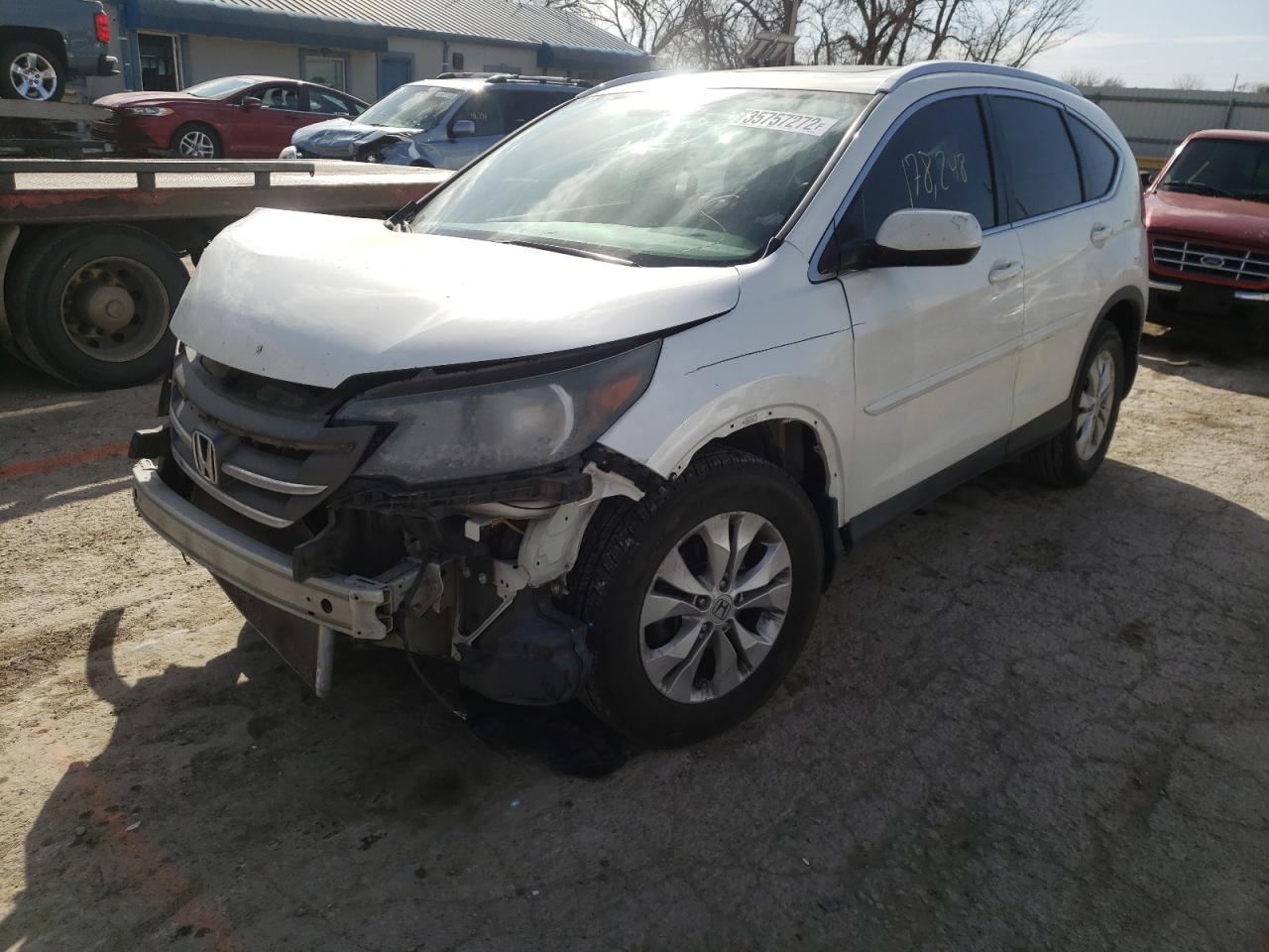Photo 2 from auction – 2012 HONDA CR-V EXL with VIN 5J6RM4H74CL044245