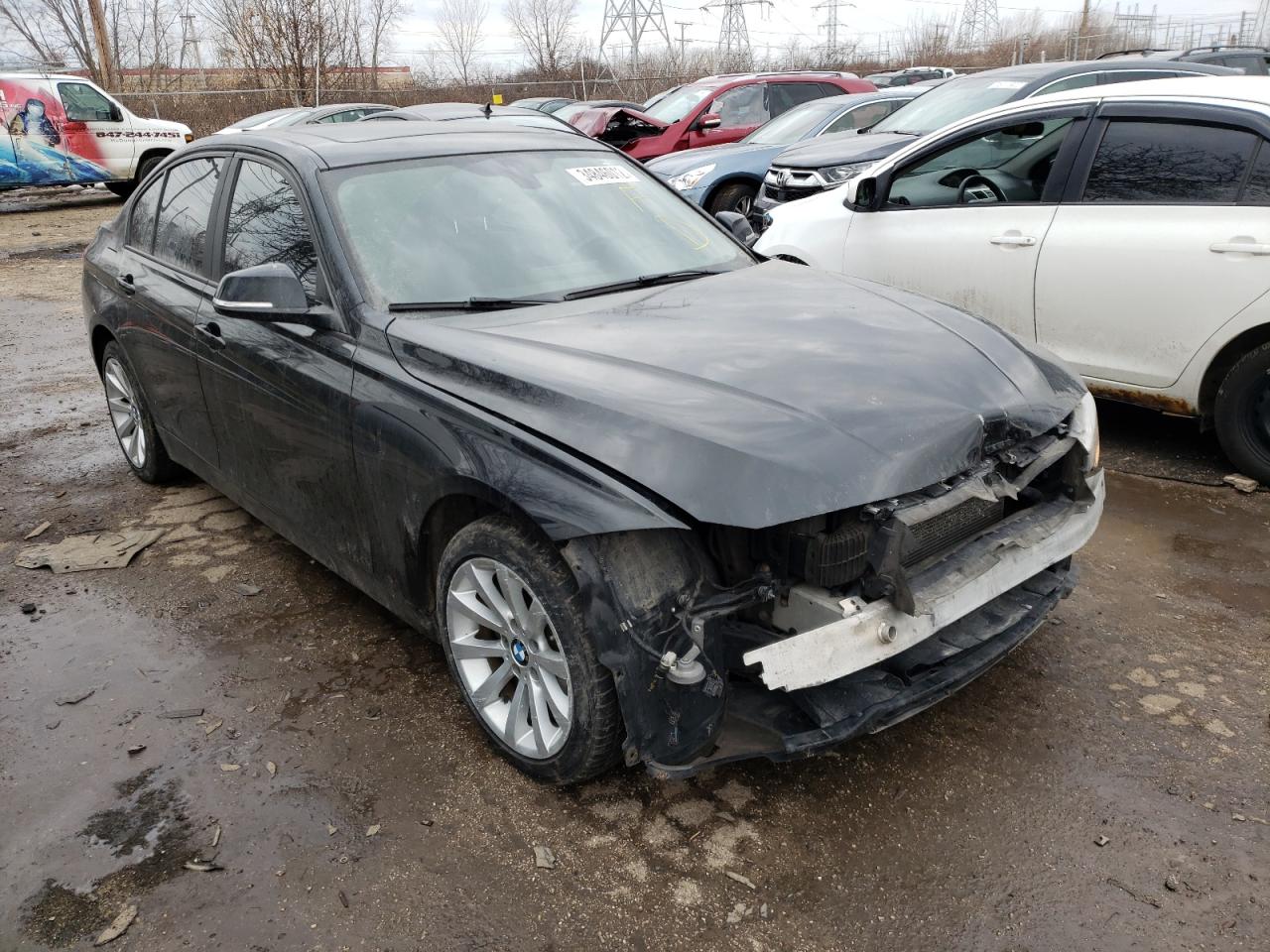 BMW 328 XI 2013 with VIN WBA3B3G52DNR79617 - Photo from auction