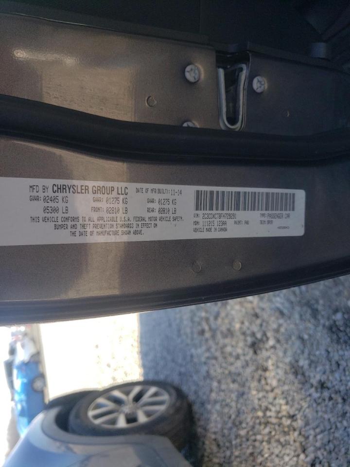 Photo 10 from auction – 2015 DODGE CHARGER R/ with VIN 2C3CDXCT8FH729291