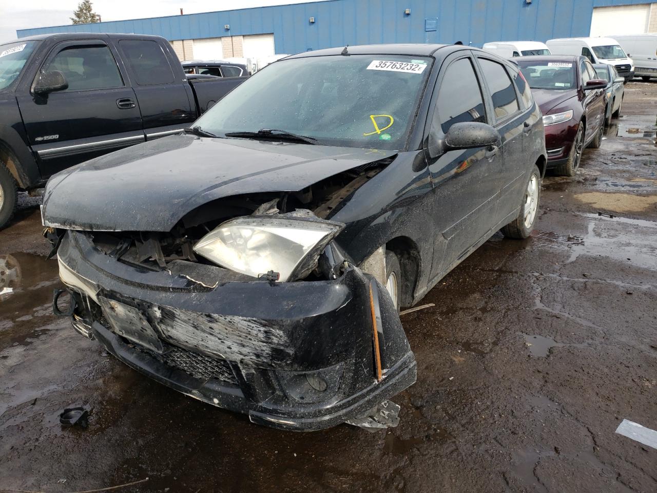 Photo 2 from auction – 2007 FORD FOCUS ZX5 with VIN 1FAFP37N17W189716