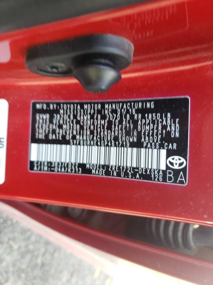 Photo 10 from auction – 2016 TOYOTA COROLLA L with VIN 5YFBURHE4GP461719