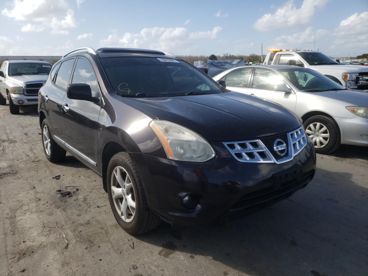 NISSAN ROGUE S 2011 with VIN JN8AS5MT9BW154050 - Photo from auction