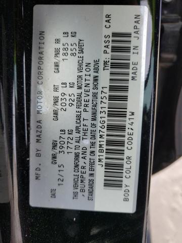Photo 10 from auction – 2016 MAZDA 3 TOURING with VIN JM1BM1M76G1317571