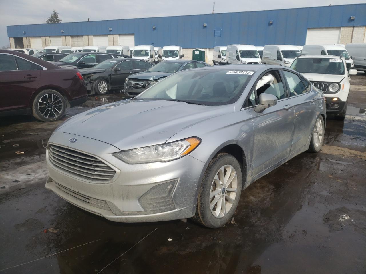 Photo 2 from auction – 2020 FORD FUSION SE with VIN 3FA6P0HD5LR109948