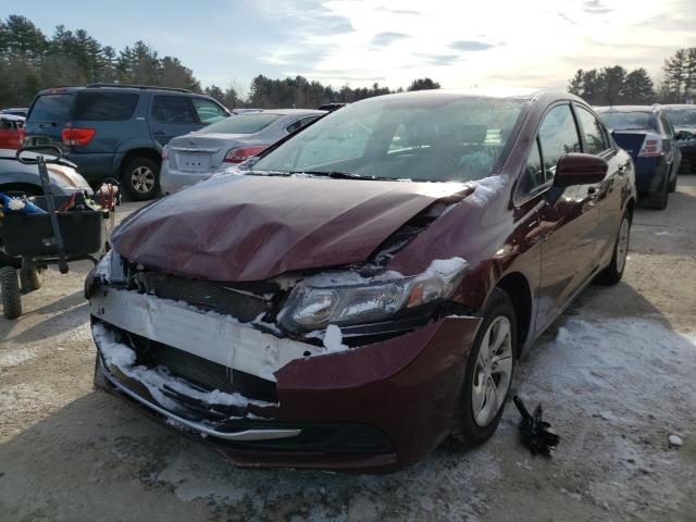 Photo 2 from auction – 2015 HONDA CIVIC LX with VIN 19XFB2F50FE253130