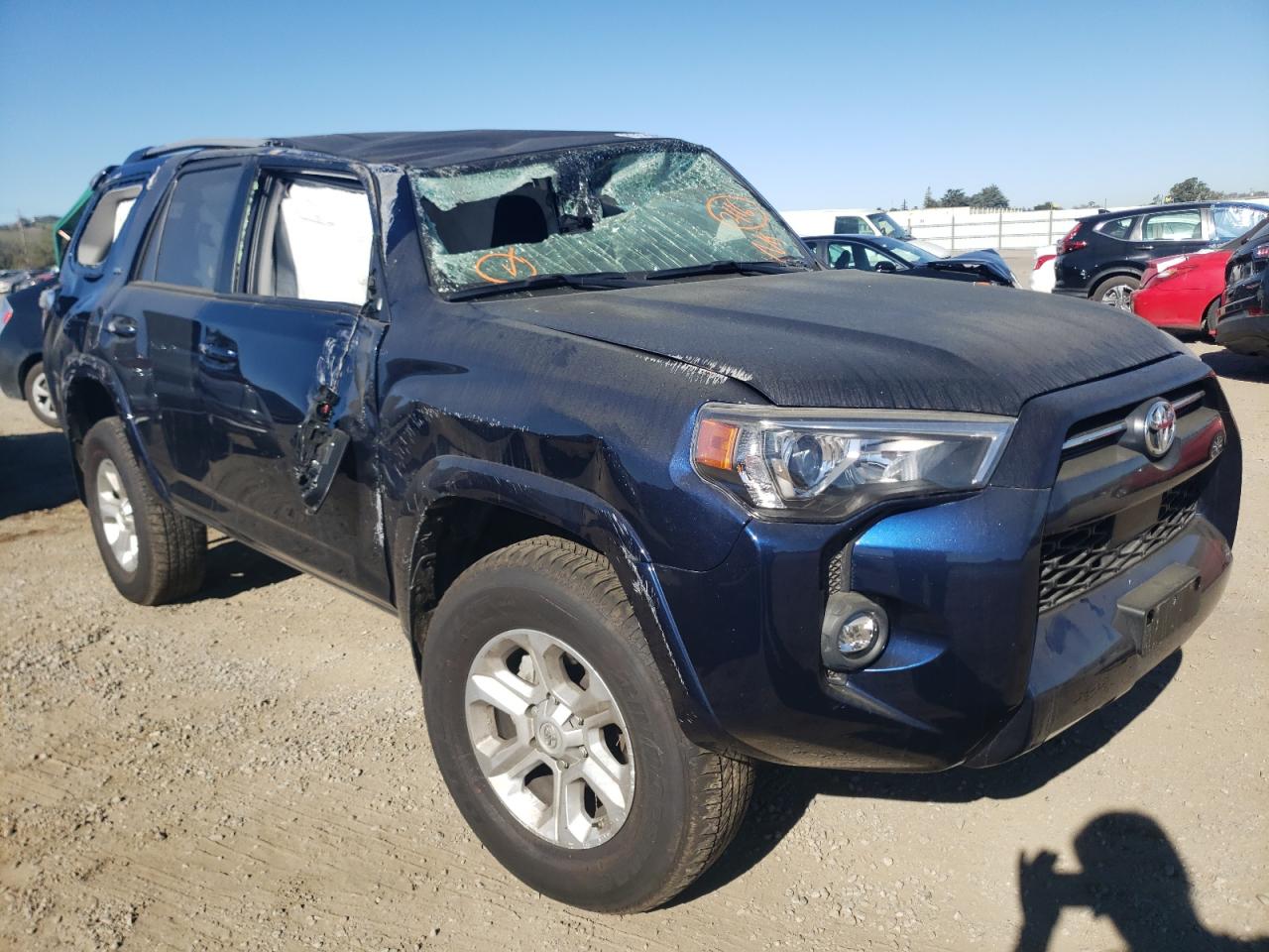 TOYOTA 4RUNNER SR 2021 with VIN JTEMU5JR2M5950798 - Photo from auction