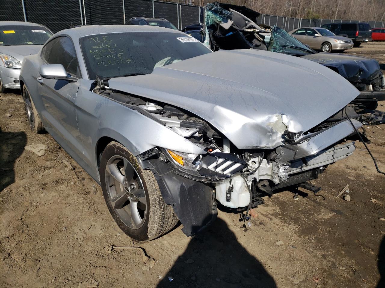 FORD MUSTANG 2016 with VIN 1FA6P8AM6G5244678 - Photo from auction