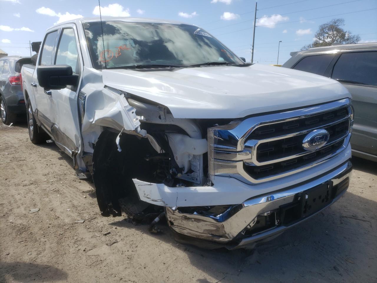 Photo 1 from auction – 2021 FORD F150 SUPER with VIN 1FTEW1C87MFB34955