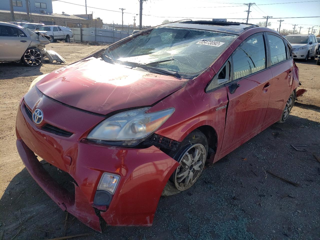 Photo 2 from auction – 2010 TOYOTA PRIUS with VIN JTDKN3DU9A0244224