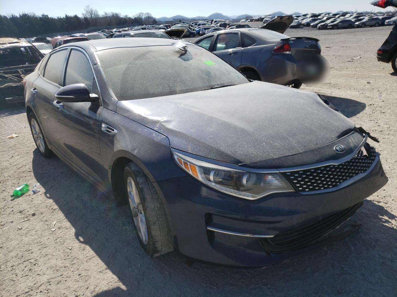 KIA OPTIMA EX 2016 with VIN 5XXGU4L32GG048057 - Photo from auction