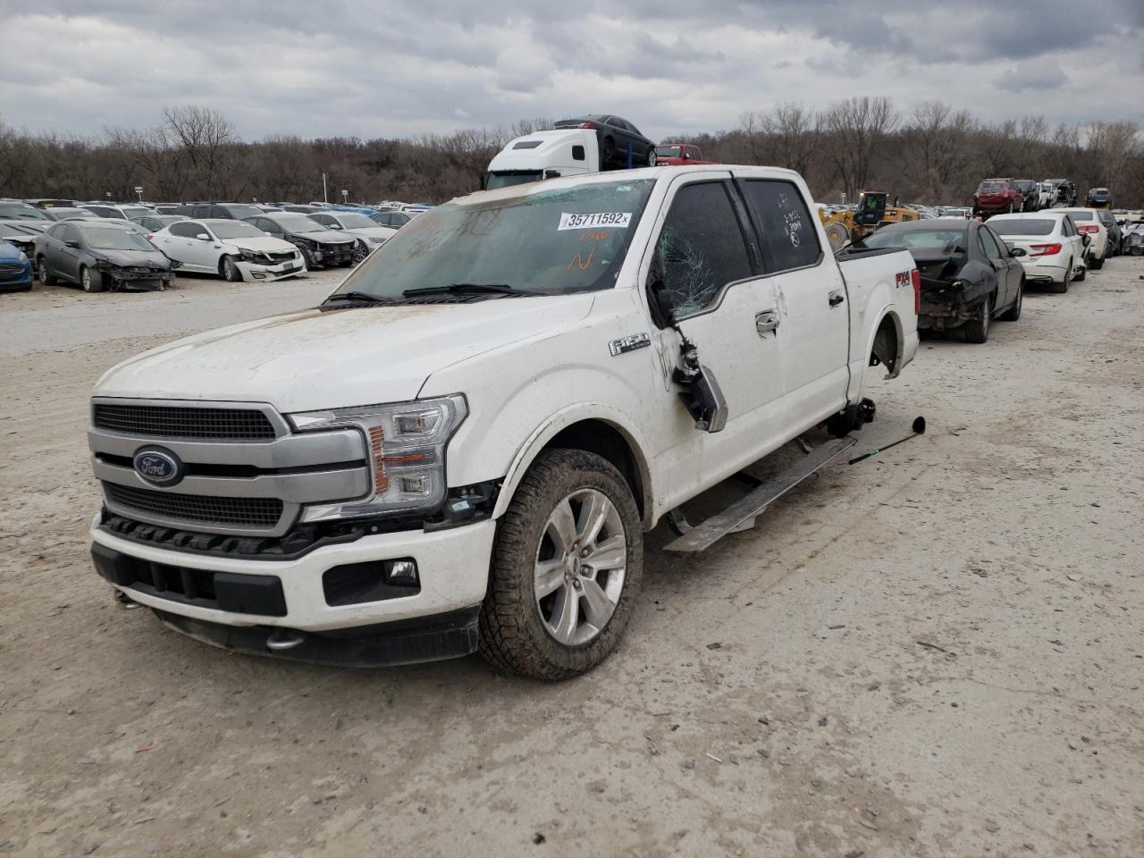 Photo 2 from auction – 2020 FORD F150 SUPER with VIN 1FTEW1E4XLFA38844