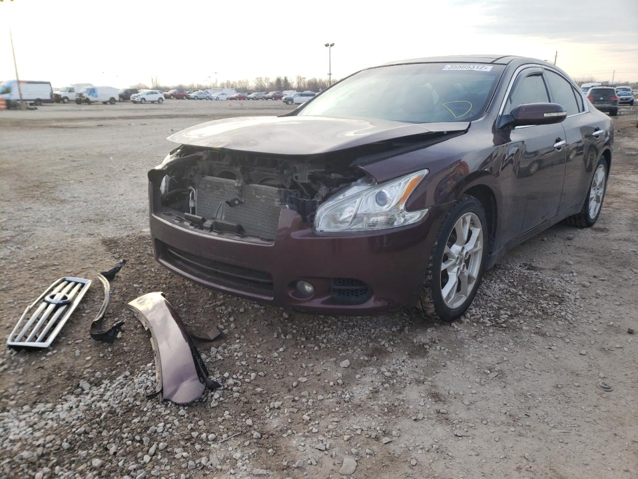 Photo 2 from auction – 2014 NISSAN MAXIMA S with VIN 1N4AA5AP3EC476782
