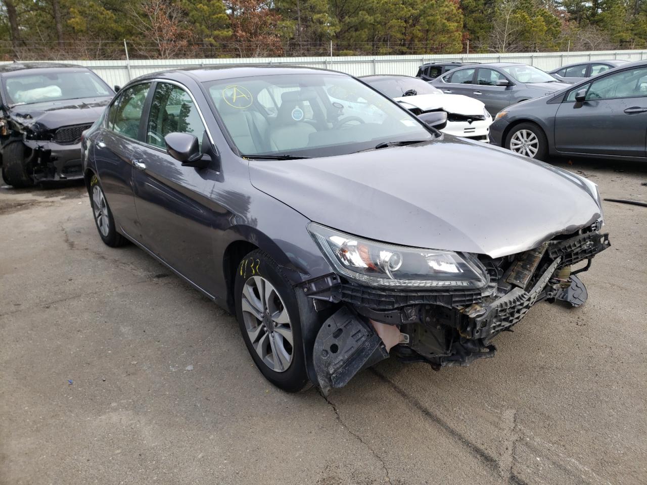 HONDA ACCORD LX 2014 with VIN 1HGCR2F34EA078834 - Photo from auction