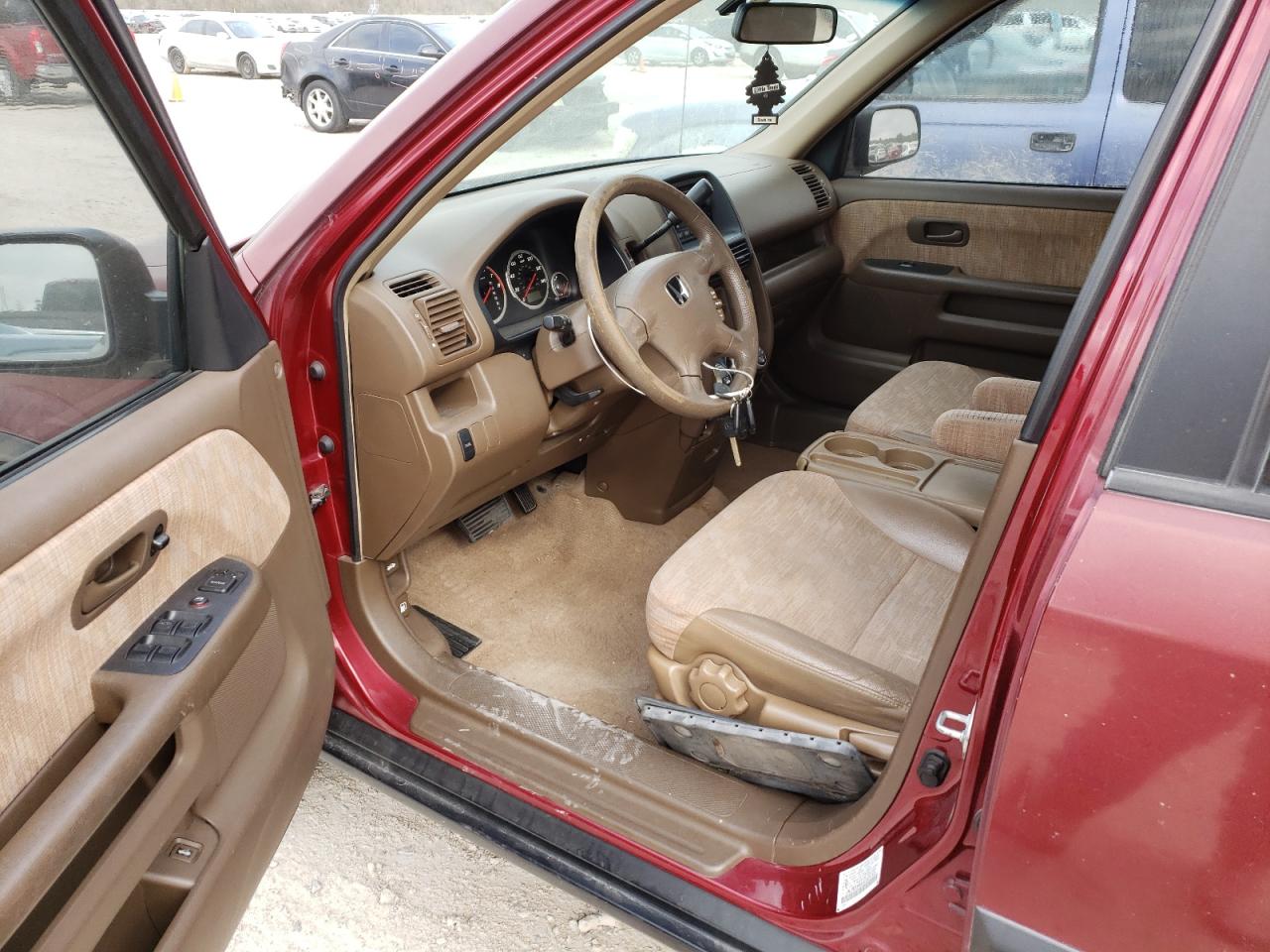 Photo 9 from auction – 2002 HONDA CR-V LX with VIN JHLRD68432C020155