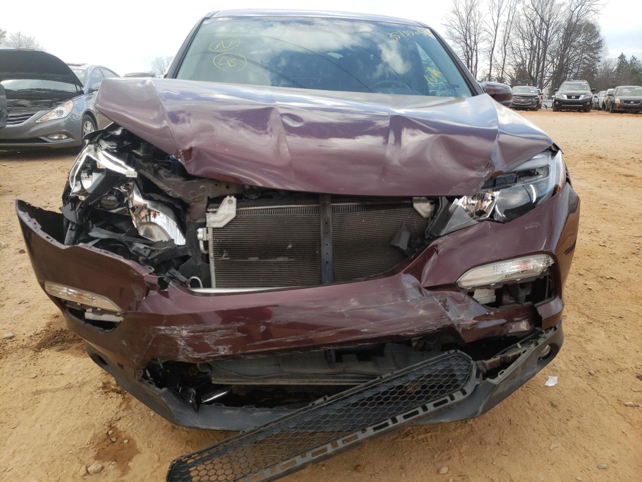 Photo 9 from auction – 2017 HONDA PILOT EXL with VIN 5FNYF6H51HB057244