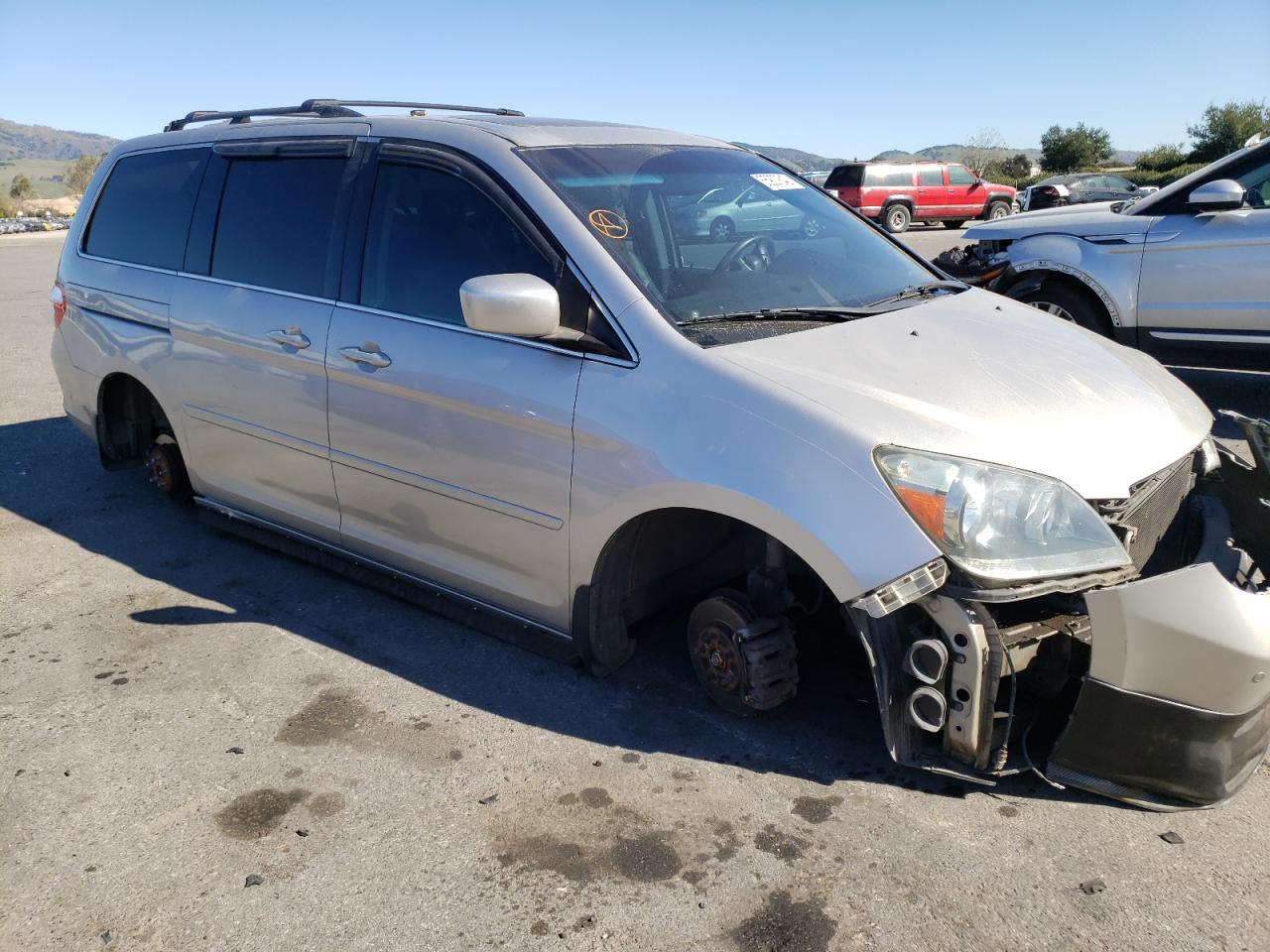 Photo 19 from auction – 2007 HONDA ODYSSEY TO with VIN 5FNRL38847B001092