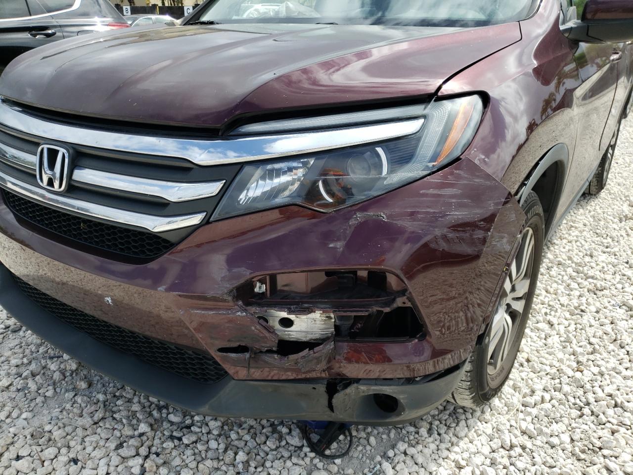 Photo 9 from auction – 2017 HONDA PILOT EXL with VIN 5FNYF5H54HB031876