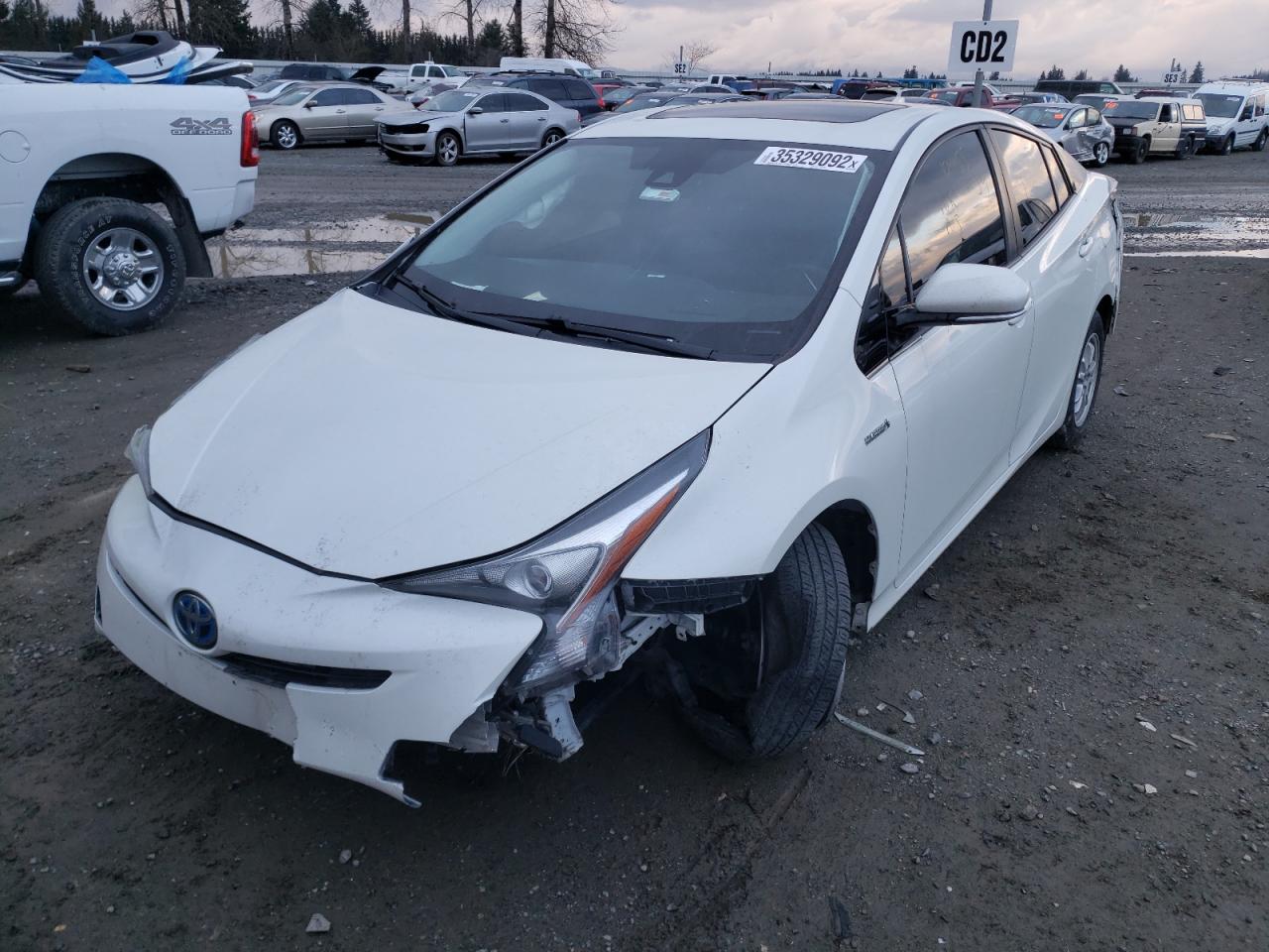 Photo 2 from auction – 2016 TOYOTA PRIUS with VIN JTDKARFU0G3021623