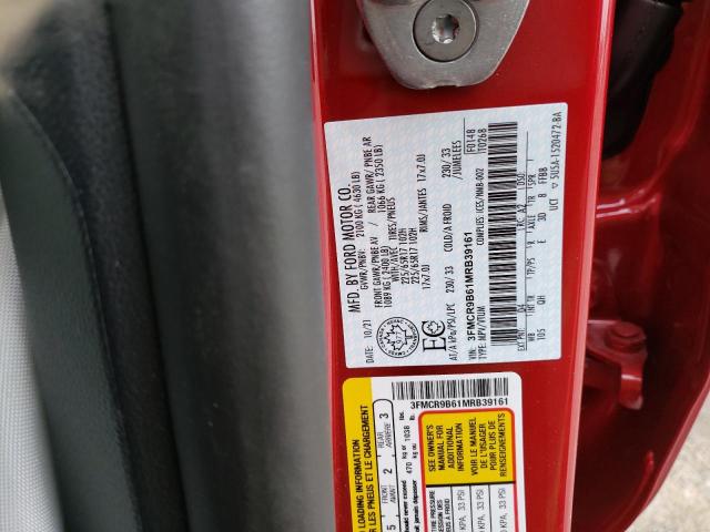 Photo 10 from auction – 2021 FORD BRONCO SPO with VIN 3FMCR9B61MRB39161