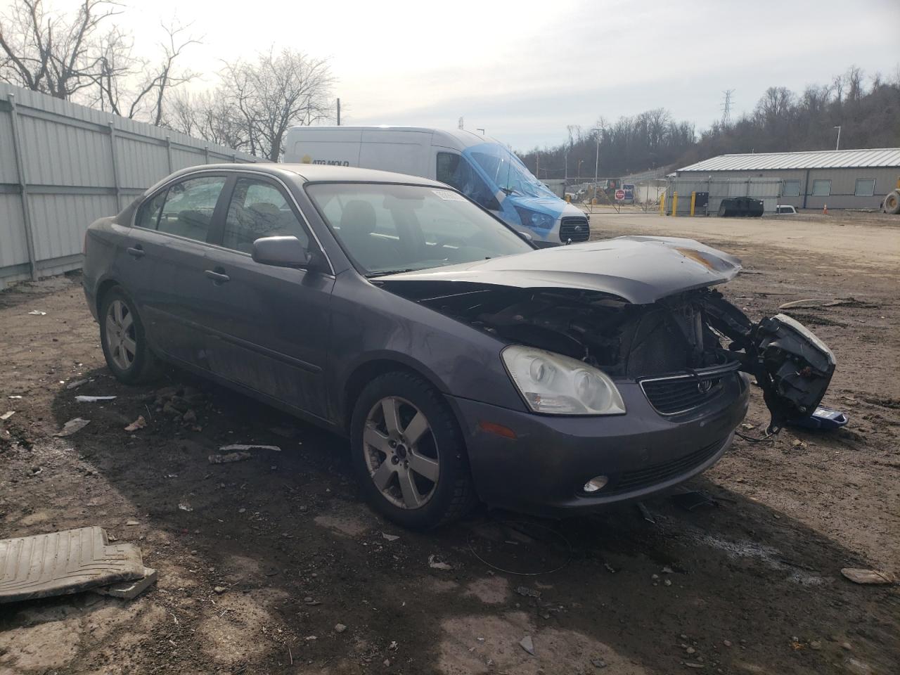 KIA OPTIMA LX 2006 with VIN KNAGE123165052954 - Photo from auction