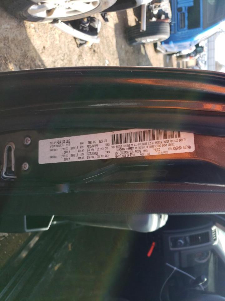 Photo 10 from auction – 2016 RAM 1500 ST with VIN 3C6JR7AT3GG154372