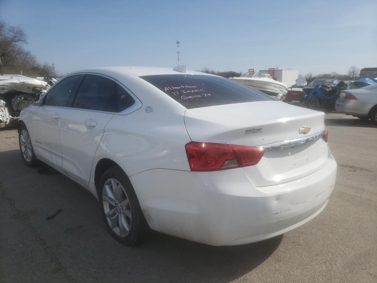 Photo 3 from auction – 2017 CHEVROLET IMPALA LT with VIN 2G1105SA6H9168419
