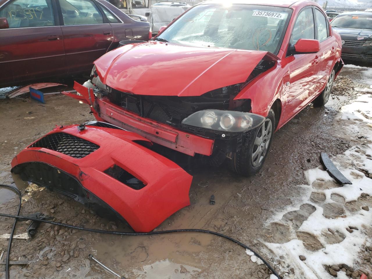 Photo 9 from auction – 2008 MAZDA 3 with VIN JM1BK12F581834975