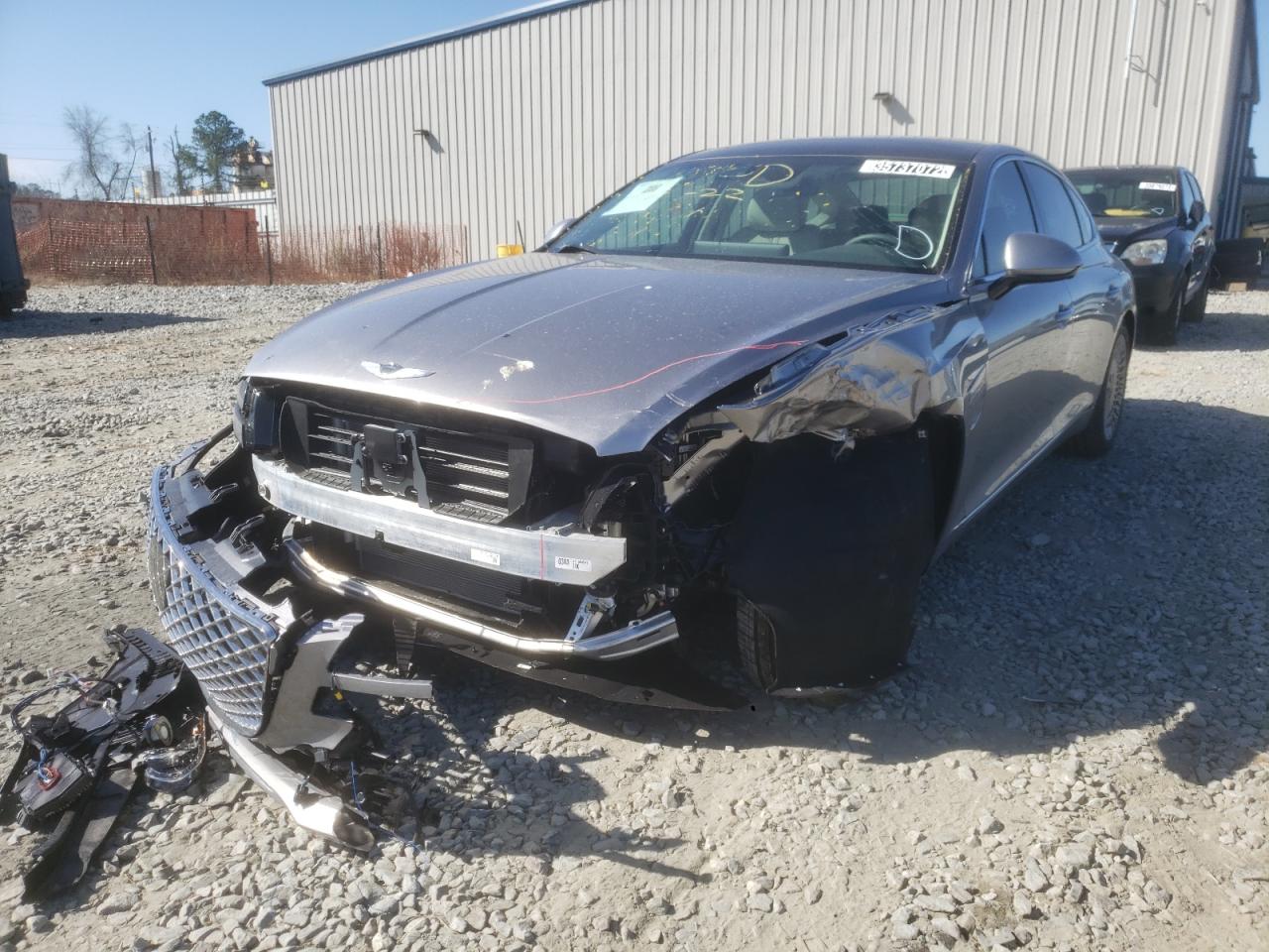 Photo 2 from auction – 2022 GENESIS G80 BASE with VIN KMTGB4SC6NU094541