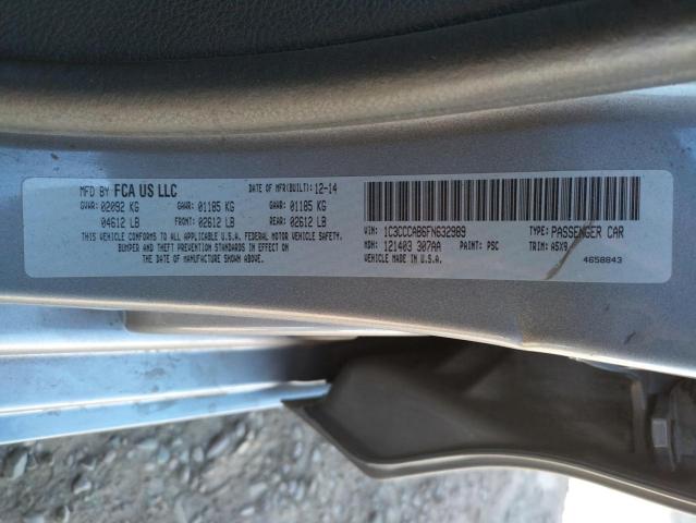 Photo 10 from auction – 2015 CHRYSLER 200 LIMITE with VIN 1C3CCCAB6FN632989
