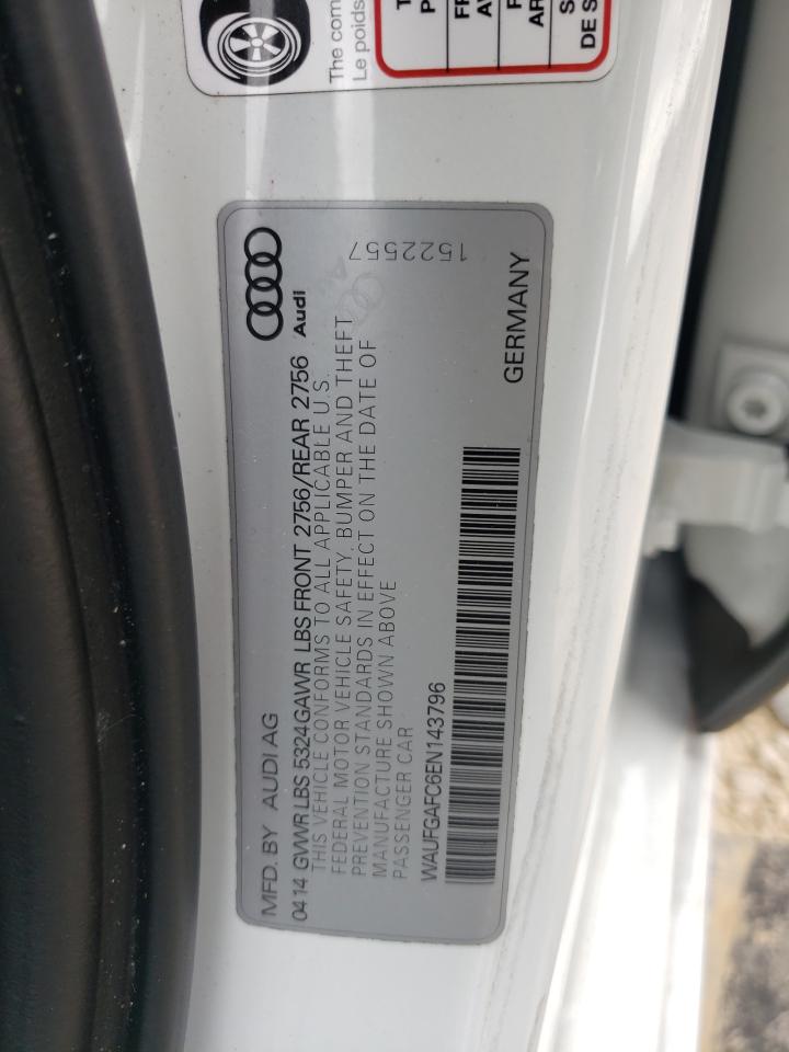 Photo 10 from auction – 2014 AUDI A6 PREMIUM with VIN WAUFGAFC6EN143796