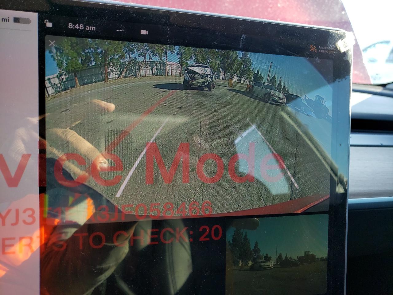 Photo 9 from auction – 2018 TSMR MODEL S with VIN 5YJ3E1EA3JF058466