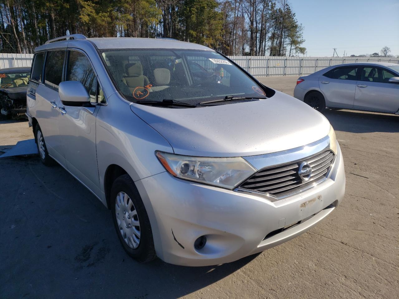 NISSAN QUEST 2012 with VIN JN8AE2KP9C9042716 - Photo from auction